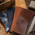Chute cuir : choix des matières, textures et outils de coupe