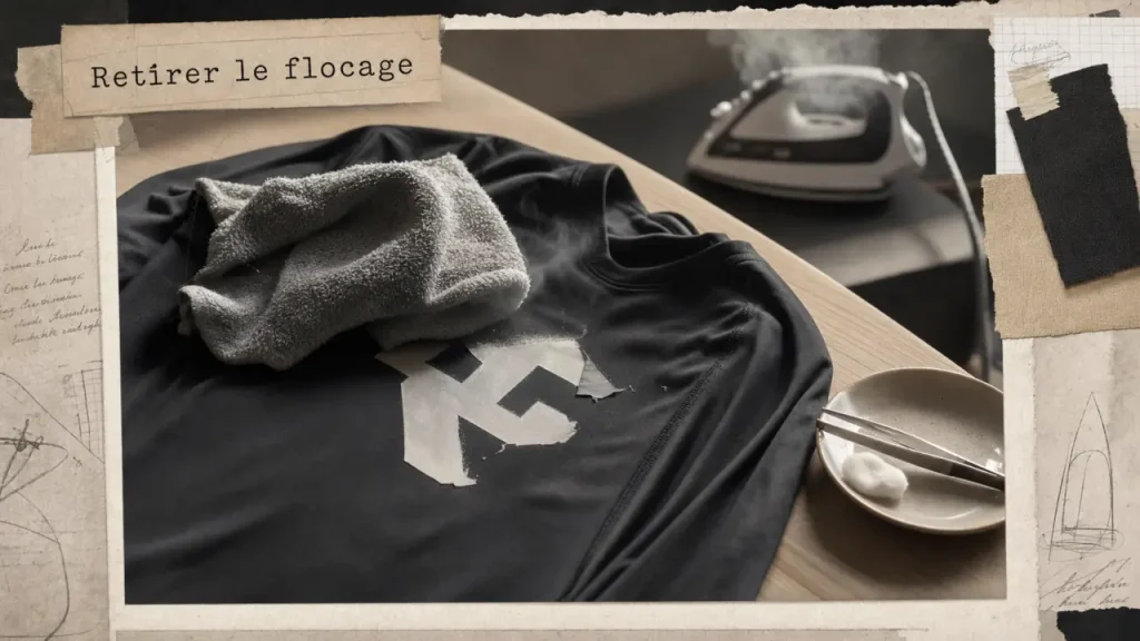 Comment enlever un flocage sur un maillot : guide pratique pour un résultat propre