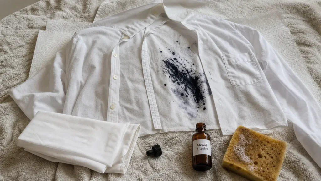 Tache d’encre sur tissu : éviter le frottement et choisir la bonne méthode selon le textile