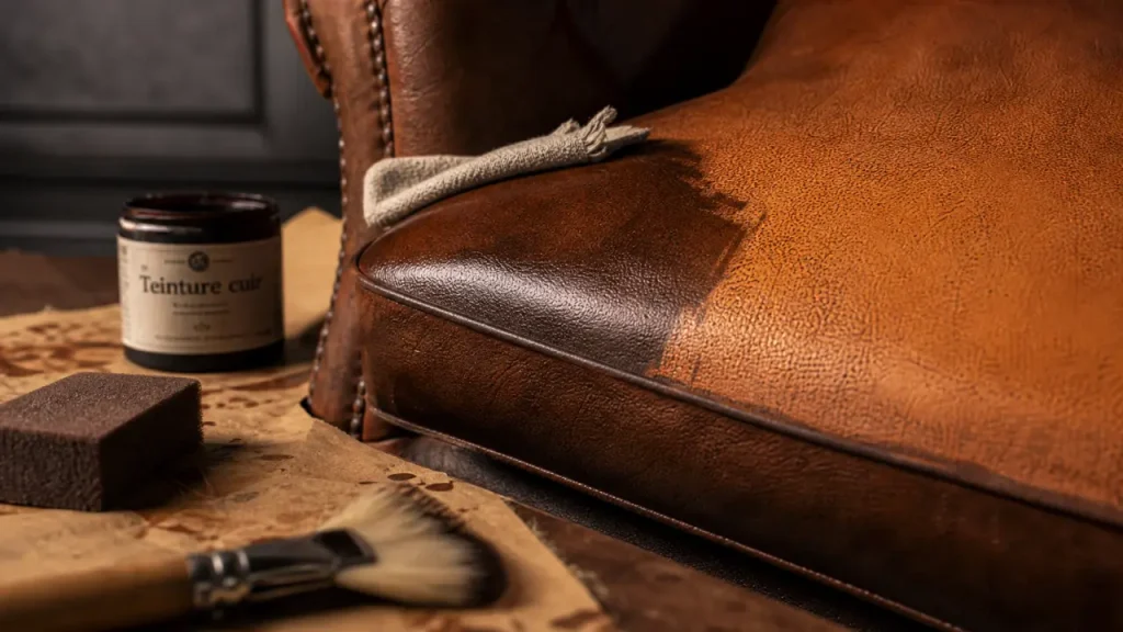 Teindre le cuir sans l’abîmer : choisir la teinture, le recolorant et la bonne finition