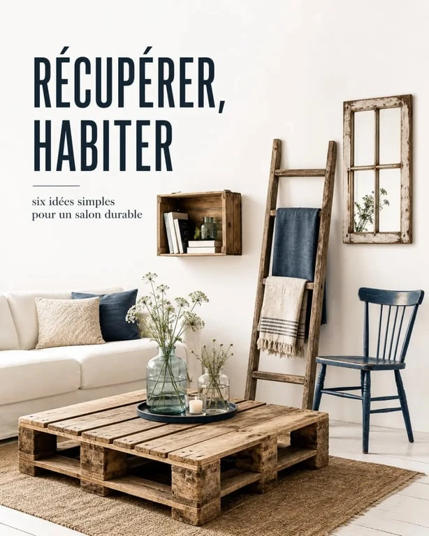 Déco récup 80 idées : inspiration d’un intérieur décoré avec des objets récupérés