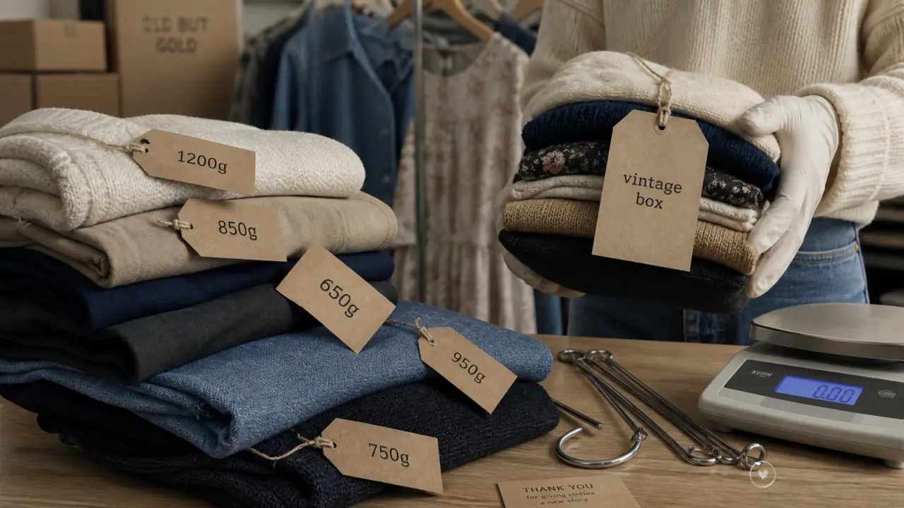 Friperie au kilo en ligne : box et lots vintage triés, vêtements seconde main