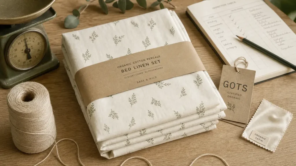 Linge de maison en coton bio : labels, tissages et entretien à vérifier avant d’acheter