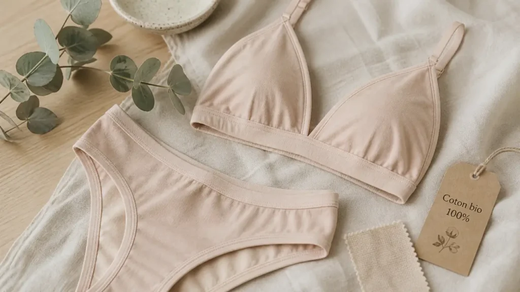 Lingerie coton bio : douceur réelle, respirabilité et peau sensible, ou simple argument marketing ?