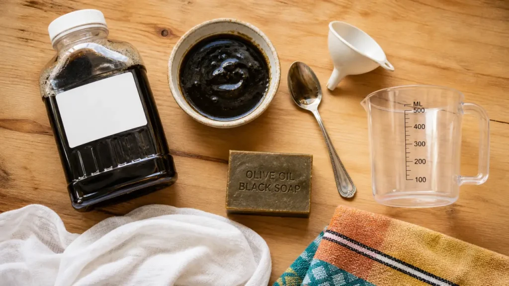 50 g de savon noir pour 1 L d’eau : la recette de lessive maison et les erreurs à éviter