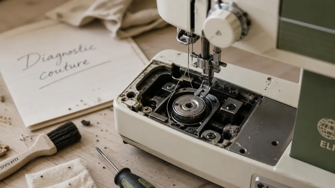 Réparer une machine à coudre : vérifications avant l’atelier