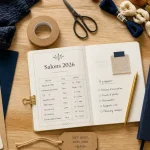 Salon loisirs créatifs 2026 : guide dates et ateliers sur une table