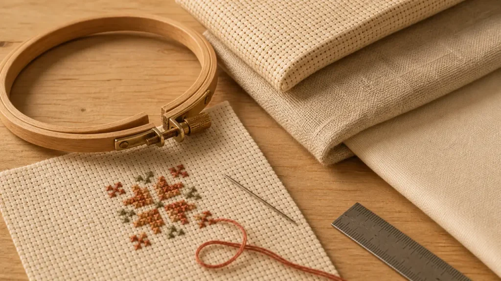 Le bon tissu pour broderie dépend de la technique, du niveau et du rendu