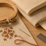 Tissu pour broderie : toile Aïda, lin et étamine pour points de broderie