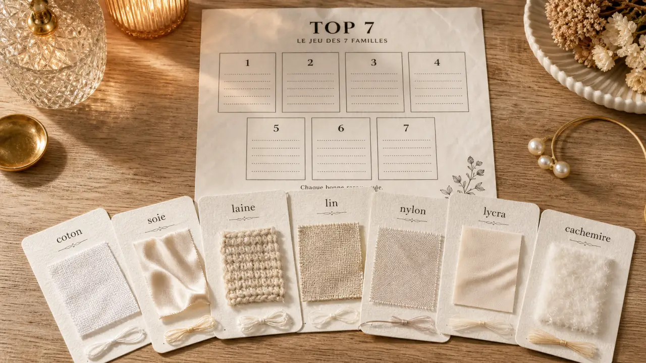 Type de tissus top 7 : coton, soie, laine, lin, nylon, lycra, cachemire