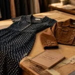 Vêtement vintage pas cher pour femme : étiquette de taille et contrôle qualité