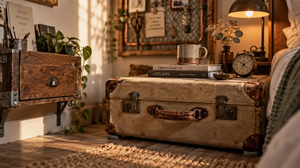 Détourner un objet crée du rangement sans acheter de meuble neuf