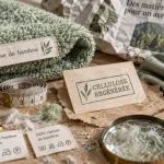 Fibre de bambou tissu, viscose douce, échantillon à examiner avant achat