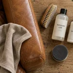 Nettoyant pour cuir qui dessèche et fonce le cuir