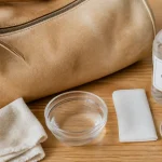 Nettoyer sac cuir vinaigre blanc : test dosage sur chiffon et bol