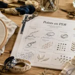 tous les points de broderie à la main pdf gratuit : schémas de points sur tambour