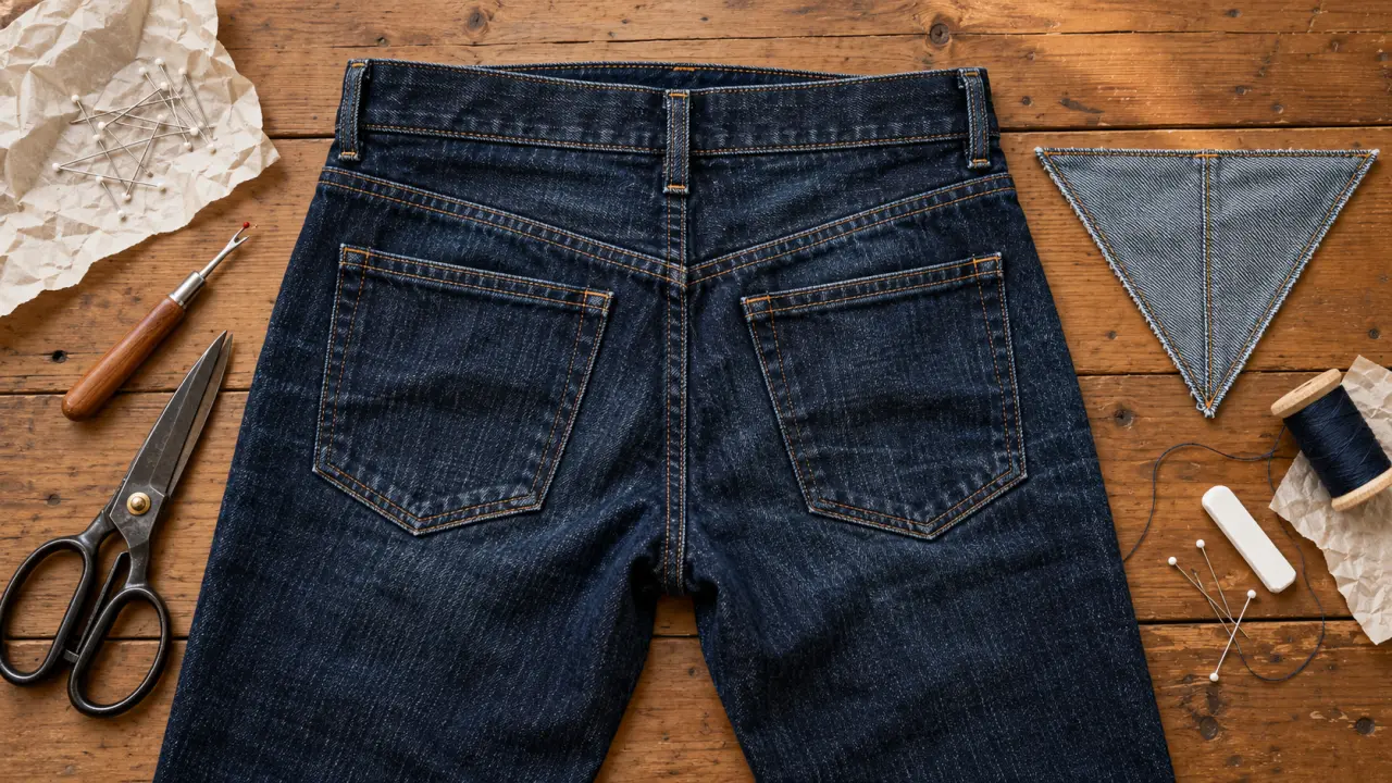 Agrandir pantalon en jean : découd-vite, épingles et couture pour taille, cuisses ou dos