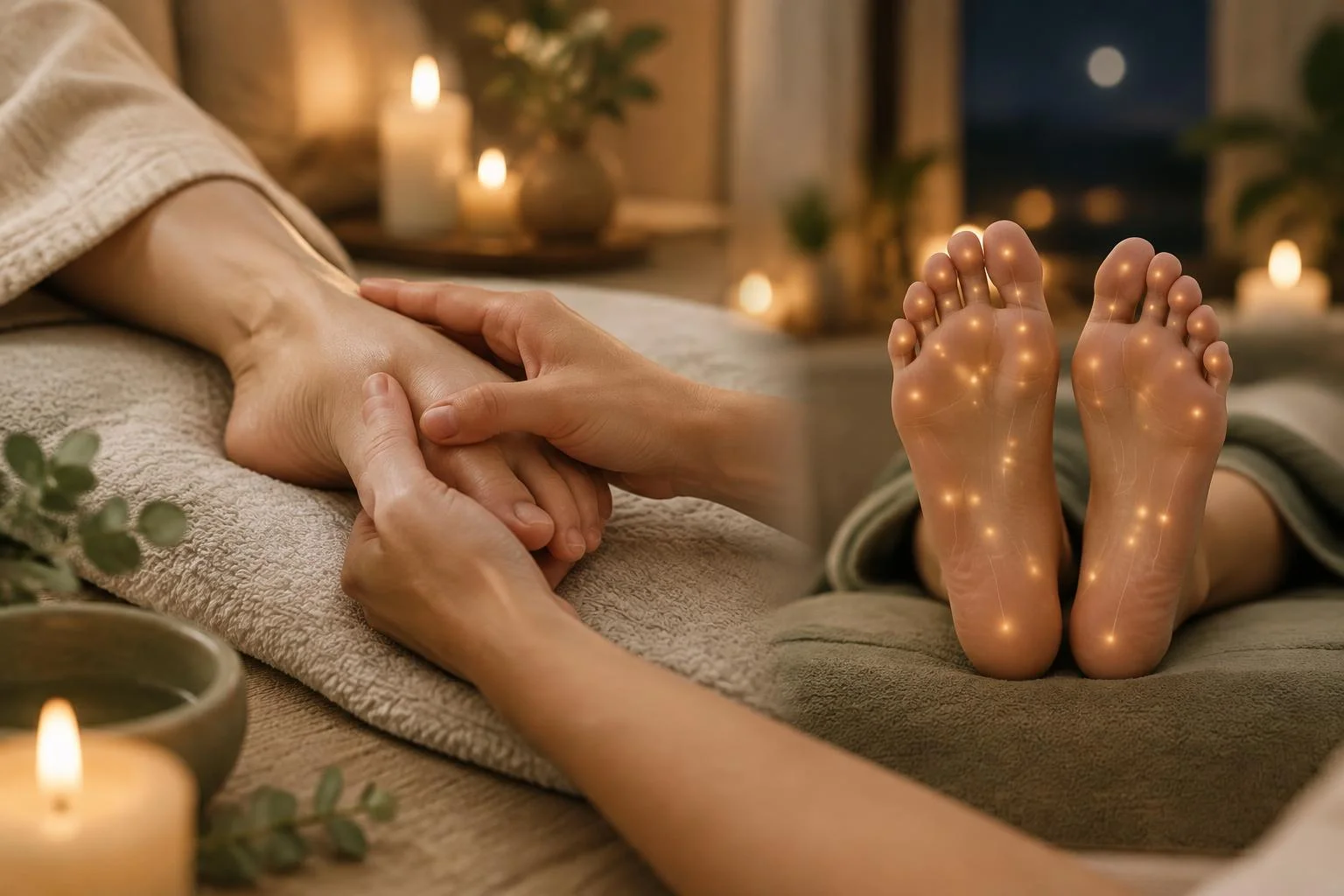 Réflexologie : 5 minutes après vos soins du soir