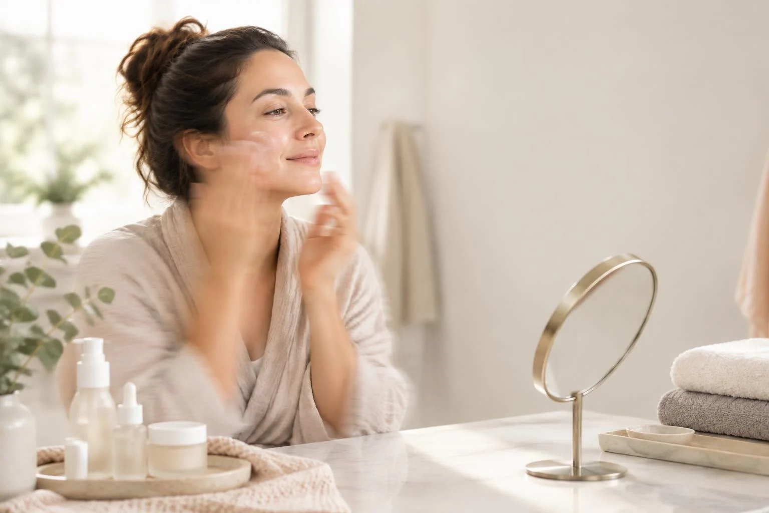 Routine beauté 5 minutes : bonne mine de maman
